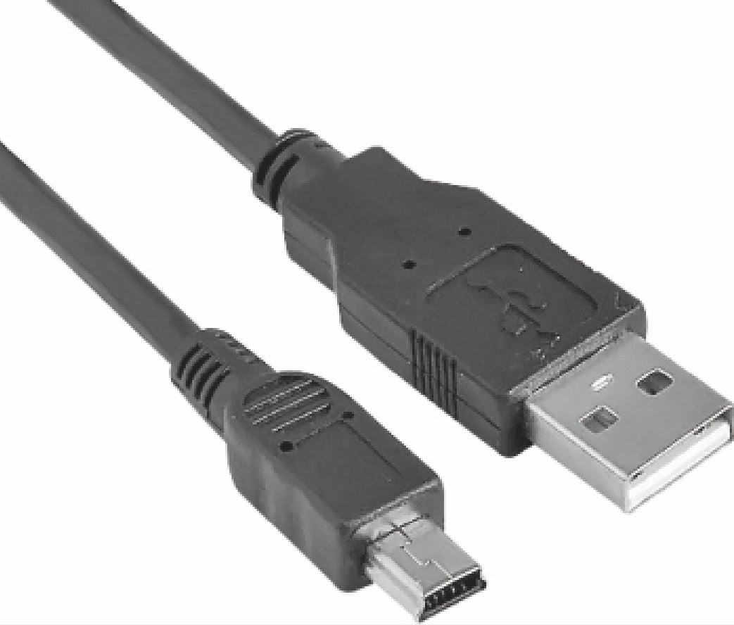 Astrotek USB 2.0 Cable 1m - Type A Male to Mini B 5 pins Male Black Colour RoHS Astrotek USB 2.0 Cable 1m - Type A Male to Mini B 5 pins Male Black Colour RoHS